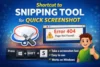 Keyboard Shortcut to Snipping Tool for Quick Screenshot - Post Thumbnail